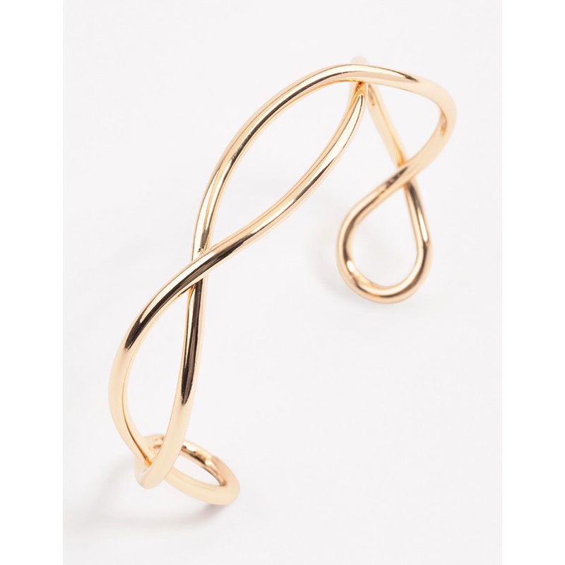 Gold Interwoven Wrist Cuff