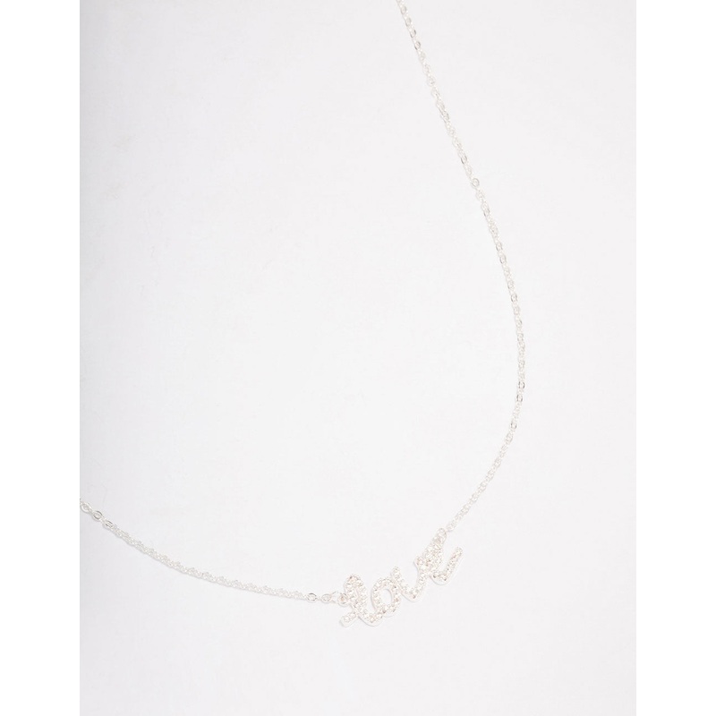 Silver Plated Baguette Chain Cubic Zirconia Necklace