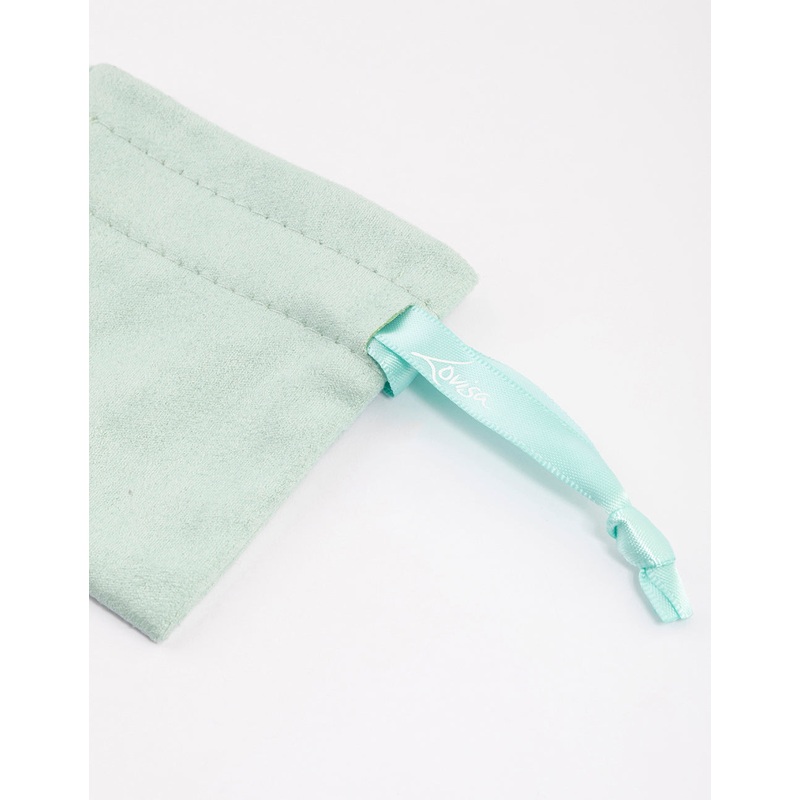 Blue Polishing Cloth & Storage Bag