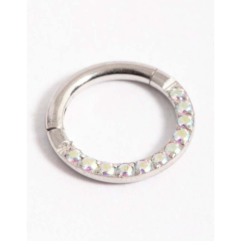 Surgical Steel Clicker Ring 7mm