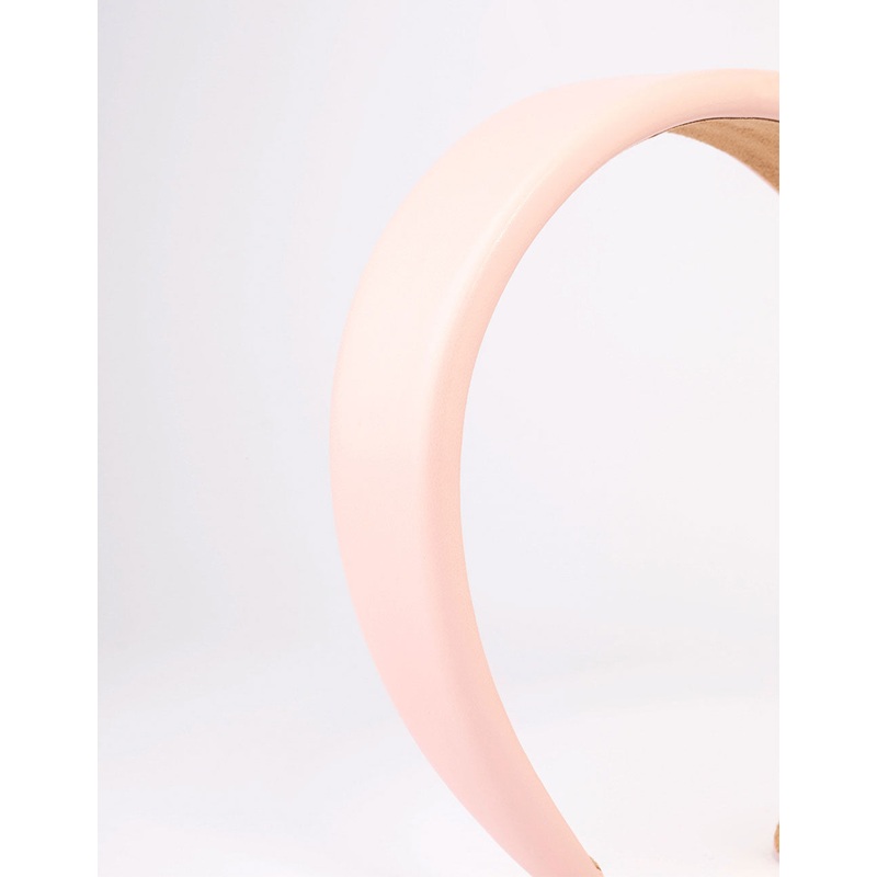 Fabric Faux Leather Padded Headband