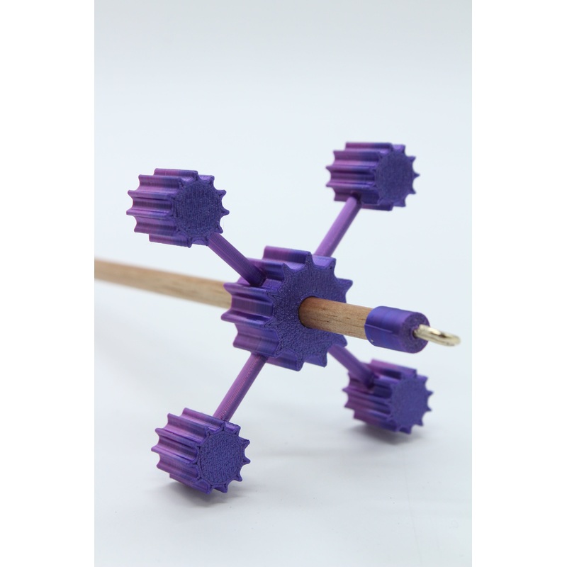 Tetra – TOP Whorl Drop Spindle – LIGHT WEIGHT