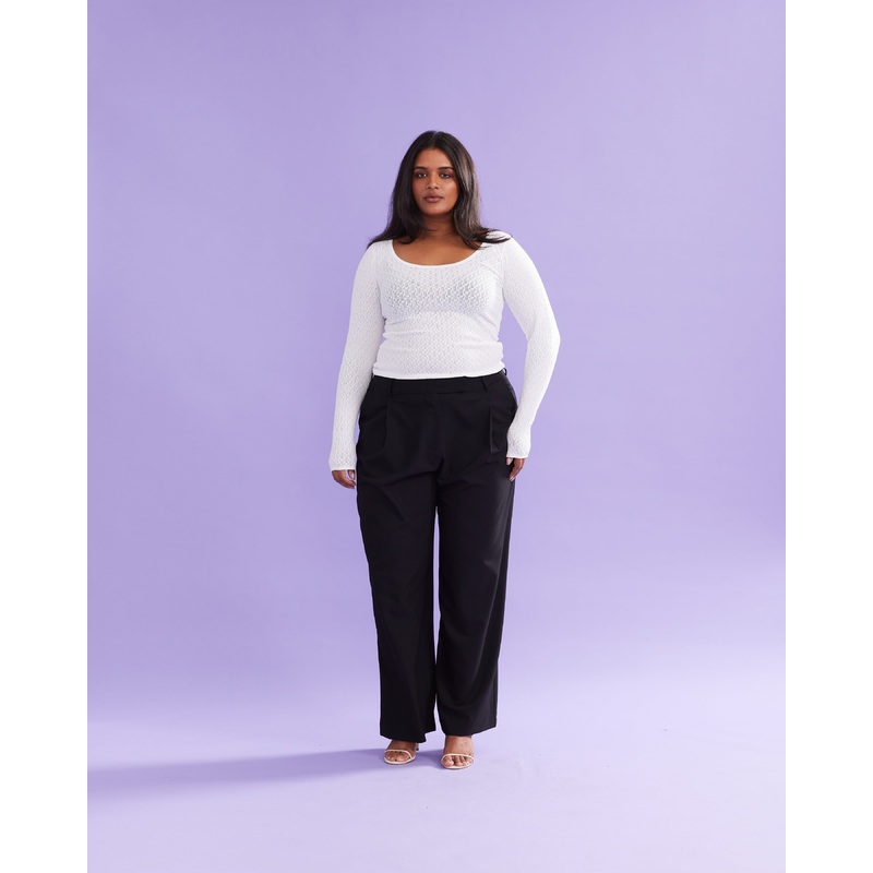 BEAU LONG SLEEVE WHITE|4|6|8|10|12|14|16|18|20