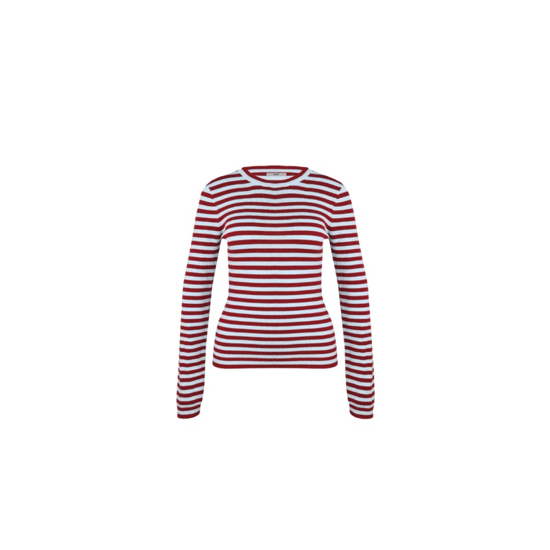 ESME LONG SLEEVE BURGUNDY AQUA