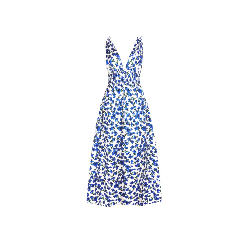 HERO MAXI DRESS SOMETHING BLUE FLORAL