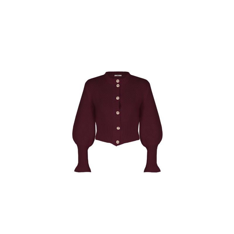 MATILDA CARDIGAN BURGUNDY|4|6|8|10|12|14|16|18|20