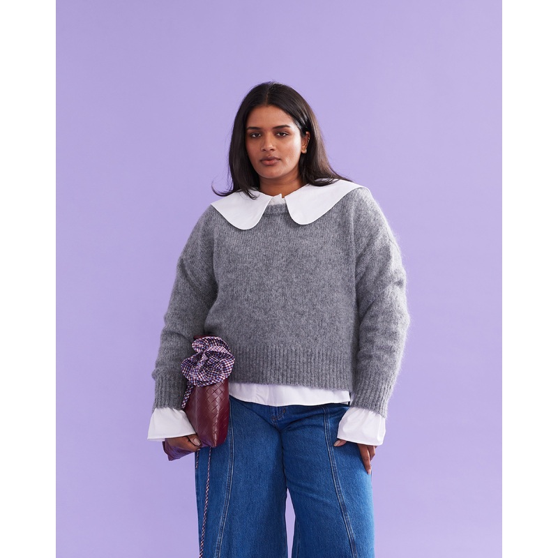 RHEA SWEATER GREY MARLE|XS|S|M|L|XL