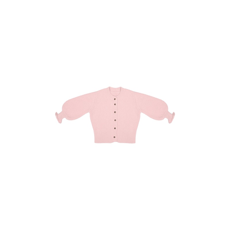 RUBB MATILDA COTTON CARDIGAN SOFT PINK