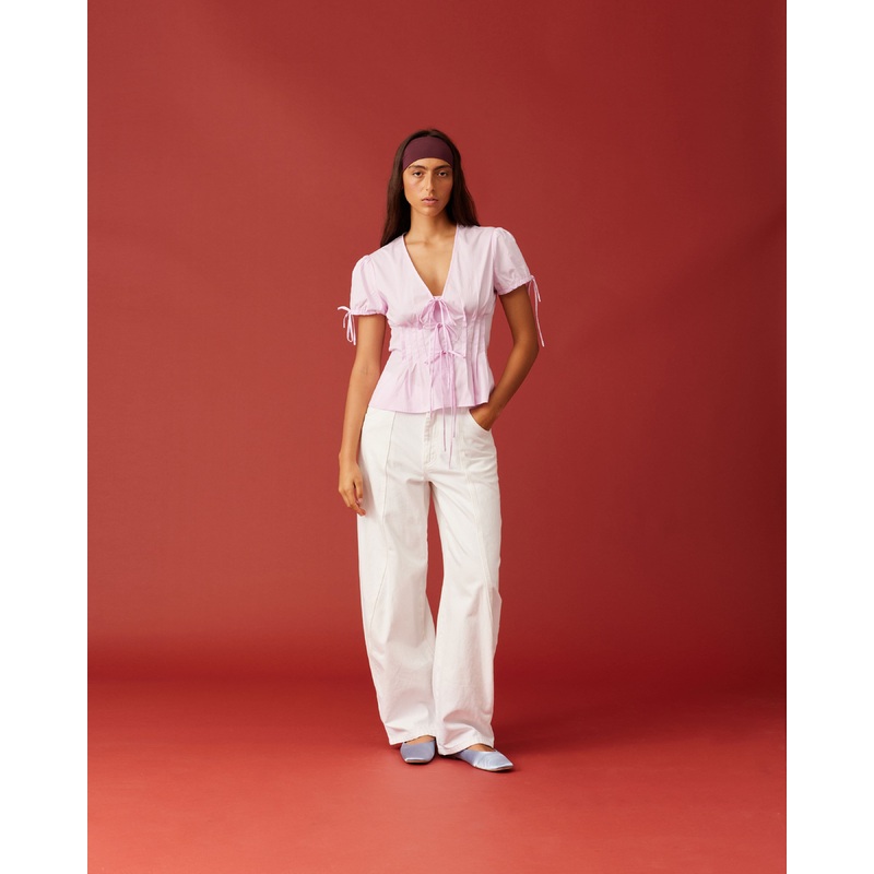 SIMONA BLOUSE SOFT PINK|4|6|8|10|12|14|16|18|20