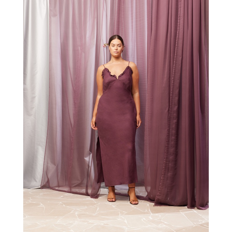 DELILAH LINEN SLIP NEVE|4|6|8|10|12|14|16|18|20|22|24