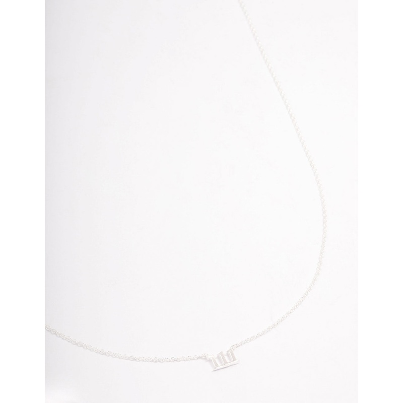 Sterling Silver 111 Angel Number Pendant Necklace