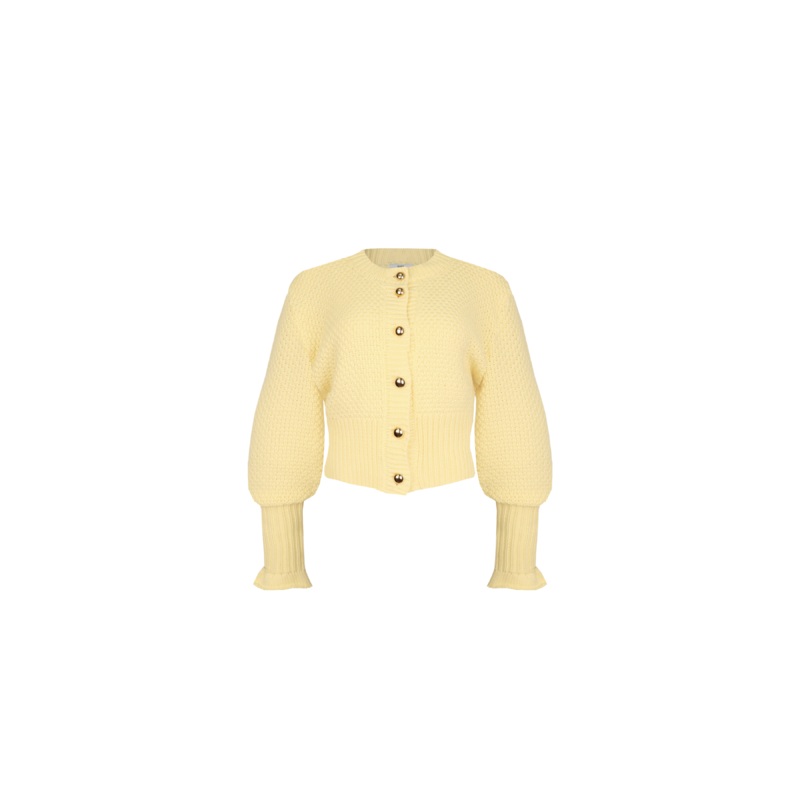 MATILDA COTTON CARDIGAN BUTTER