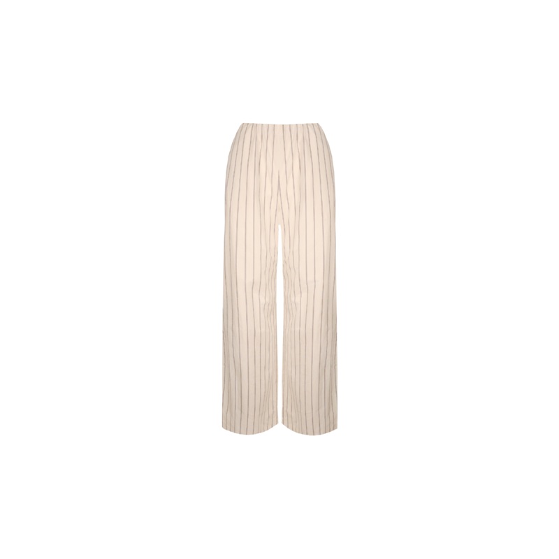 SONNY PANT COFFEE CREAM STRIPE