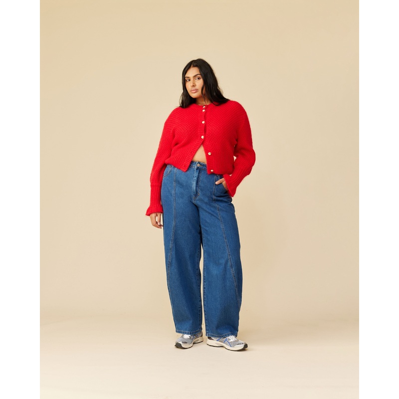 MATILDA CARDIGAN CHERRY|4|6|8|10|12|14|16|18|20