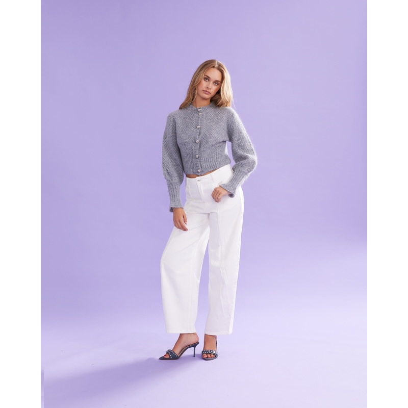 MATILDA CARDIGAN GREY MARLE|4|6|8|10|12|14|16|18|20