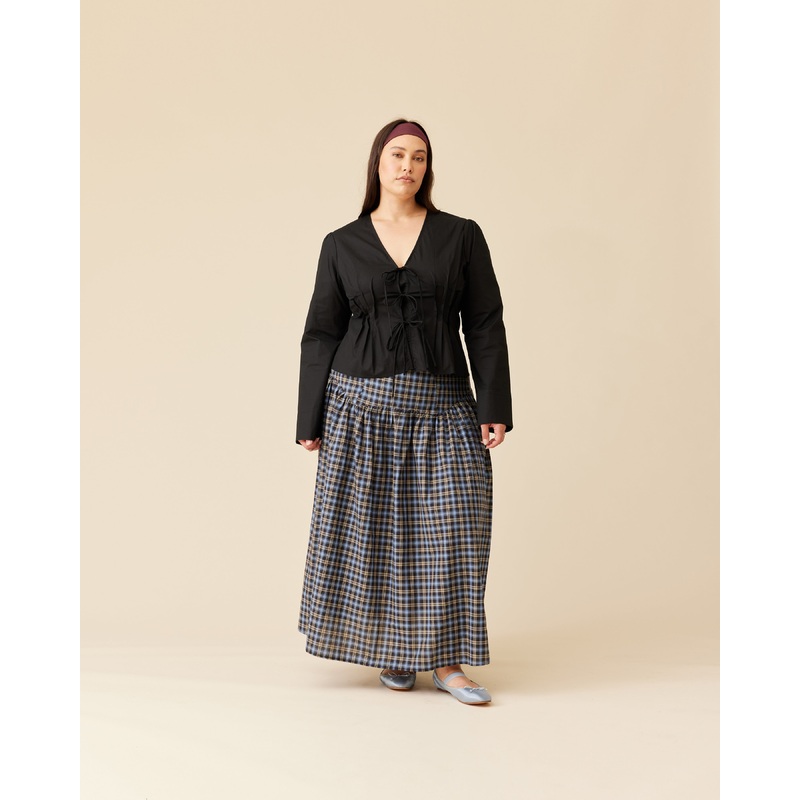 TRULLI SKIRT BLACK TARTAN|4|6|8|10|12|14|16|18|20|22