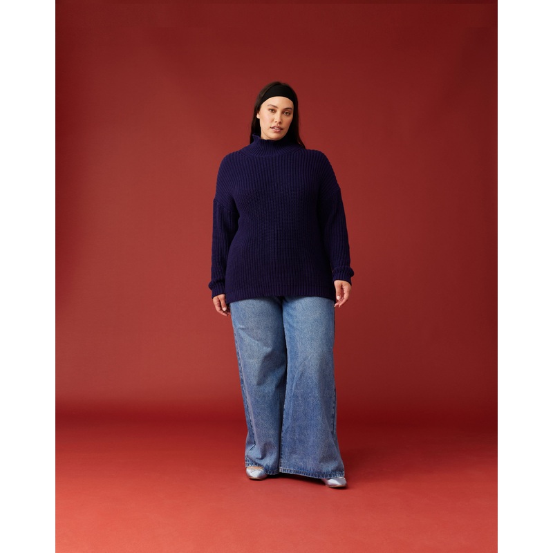 BAILEY SWEATER NAVY|XS|S|M|L|XL