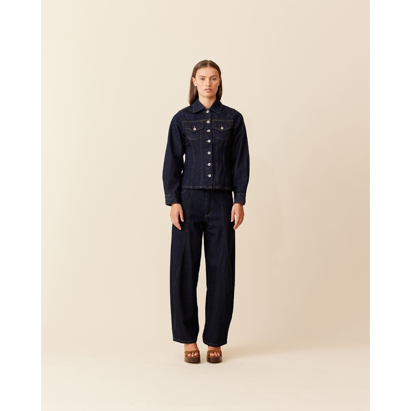 MADELEINE DENIM JACKET UNWASHED