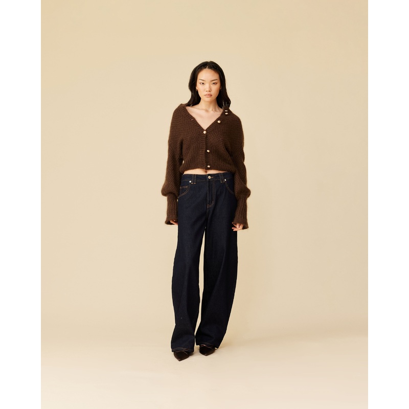 MATILDA CARDIGAN COCOA|4|6|8|10|12|14|16|18|20|22