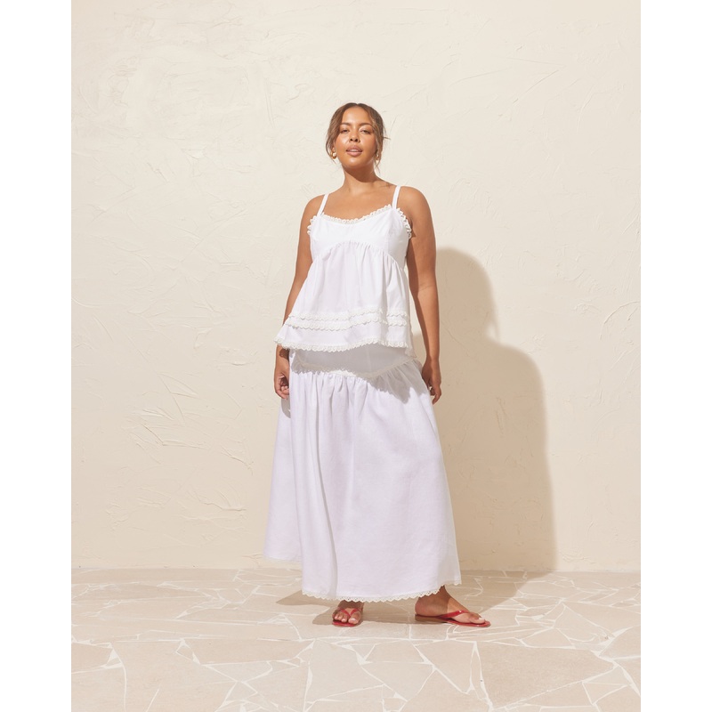 COLETTE CAMISOLE WHITE|4|6|8|10|12|14|16|18