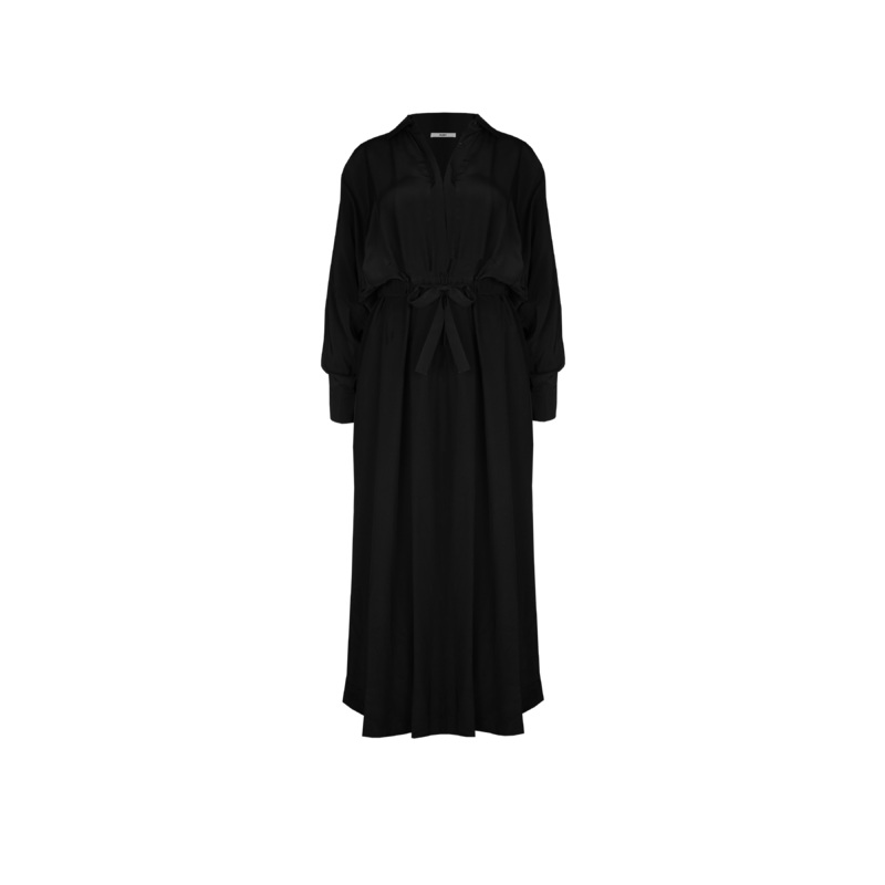 ROWE SHIRT DRESS BLACK|8|10|12|14|16|18|20