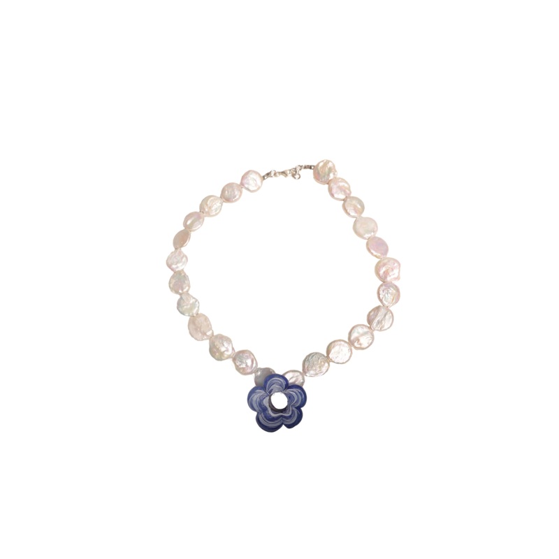 BILLIE LARGE PENDANT BLUE|ONE SIZE