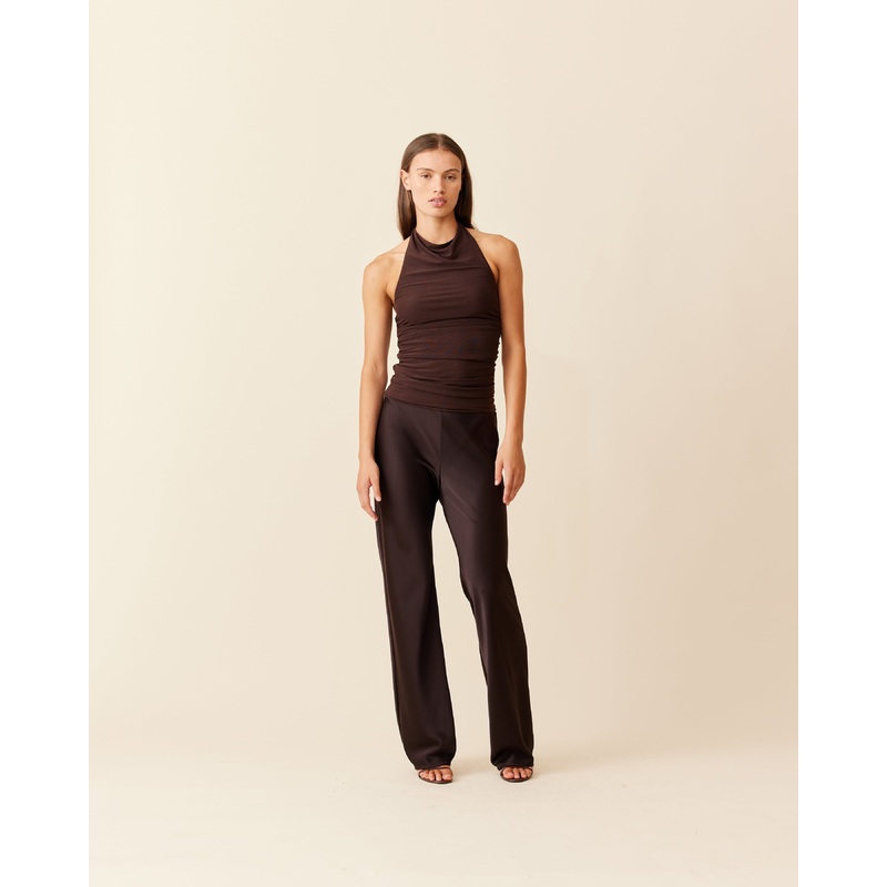 BOUNCE MESH HALTER TOP JAVA|6|8|10|12|14|16