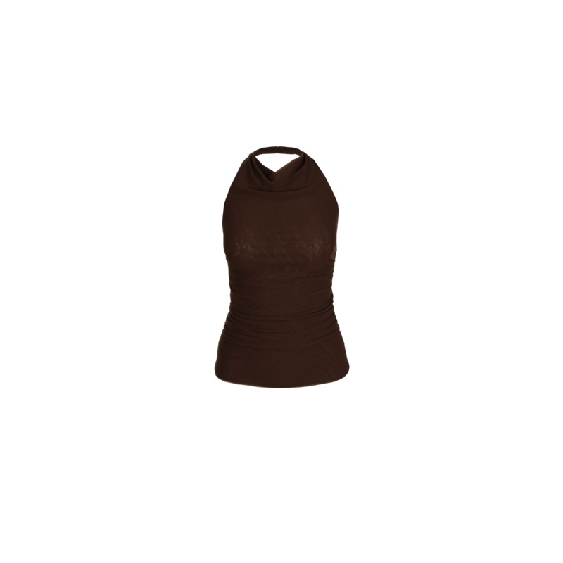 BOUNCE MESH HALTER TOP JAVA|6|8|10|12|14|16