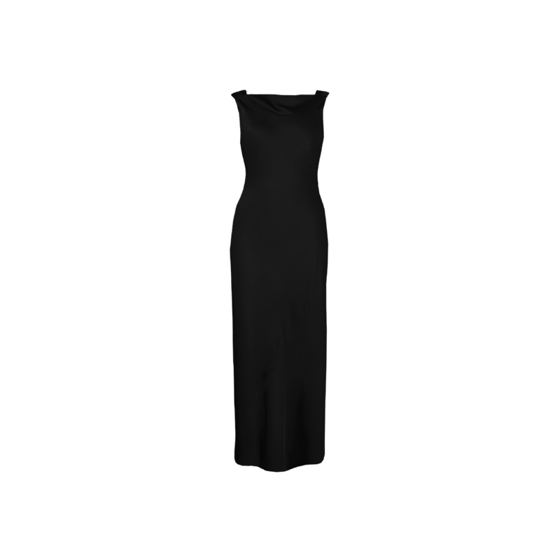 FIREBIRD COWL GOWN BLACK|4|6|8|10|12|14|16|18|20