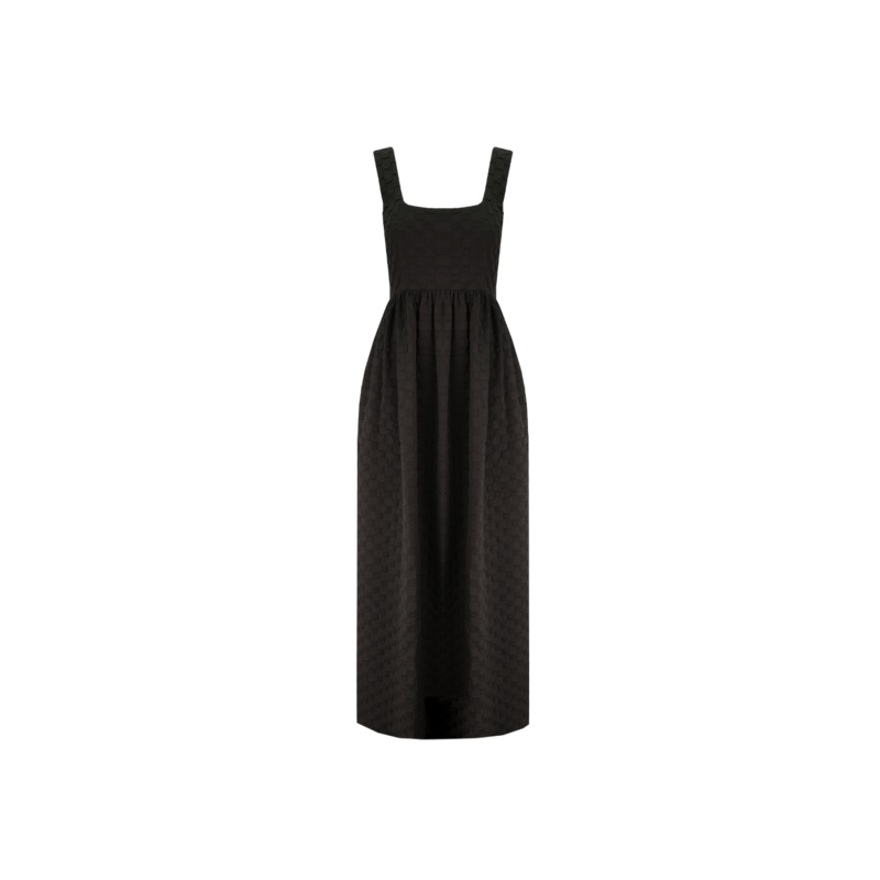 TULIP MAXI DRESS BLACK|4|6|8|10|12|14|16|18|20
