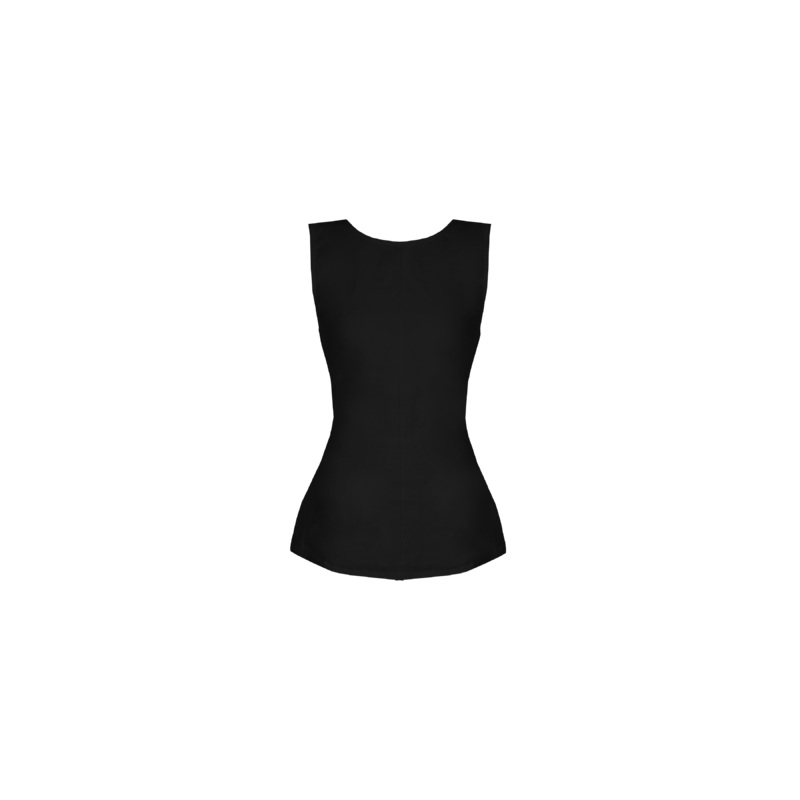 AVA LINEN BOW TOP BLACK|4|6|8|10|12|14|16|18|20