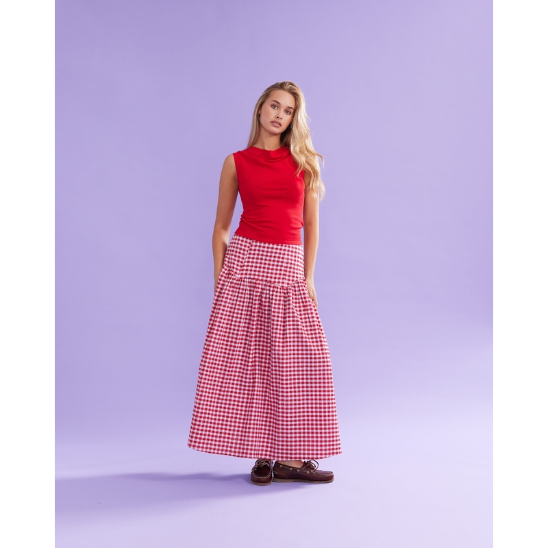 EMMA KNIT TOP CHERRY|4|6|8|10|12|14|16|18|20