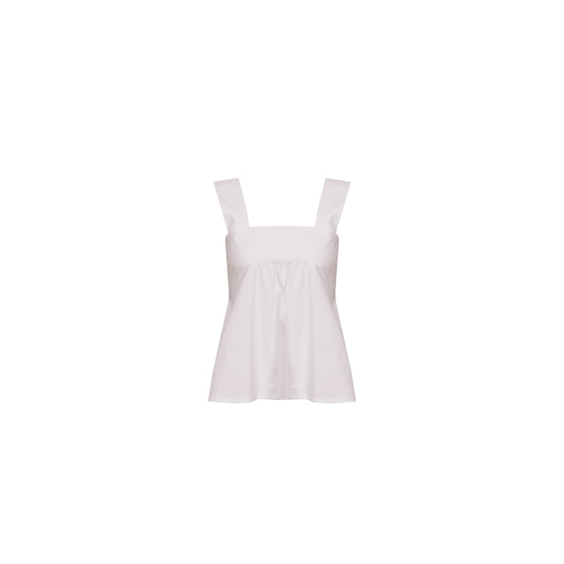 MARGIE TIE-BACK TOP WHITE|4|6|8|10|12|14|16|18|20
