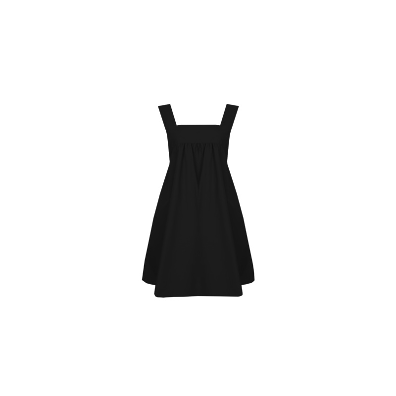 MARGIE TIE MINI DRESS BLACK|4|6|8|10|12|14|16|18|20