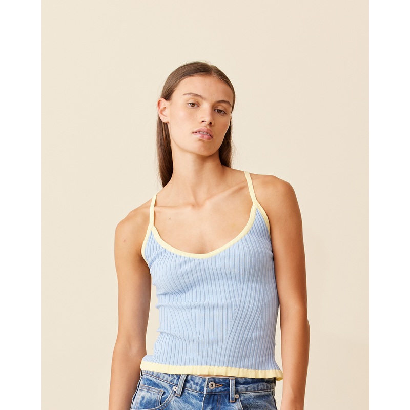 RINA TANK BLUE LEMON|4|6|8|10|12|14|16|18