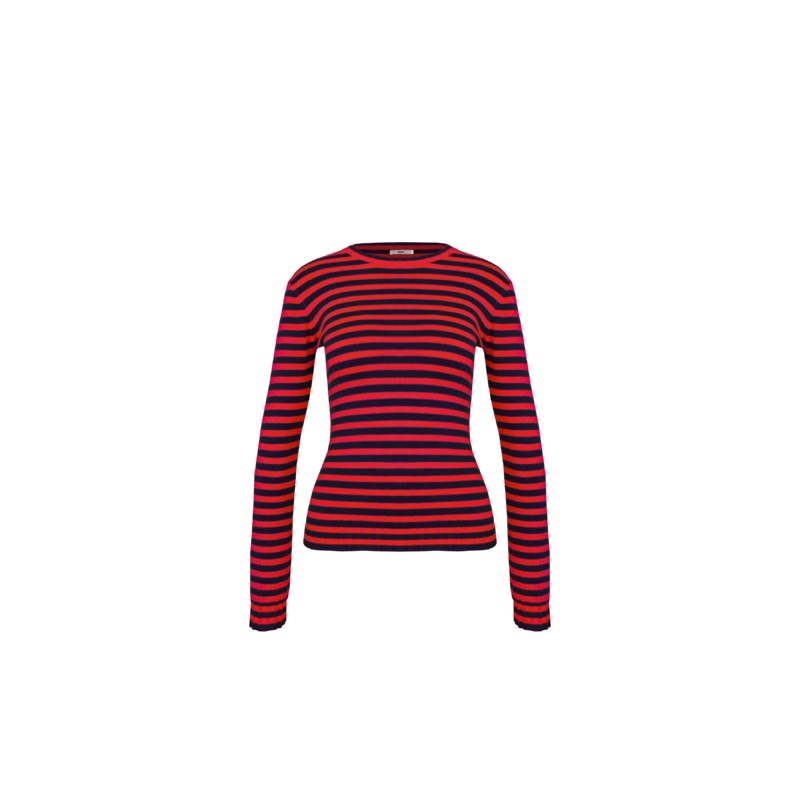 ESME LONG SLEEVE NAVY STRAWBERRY