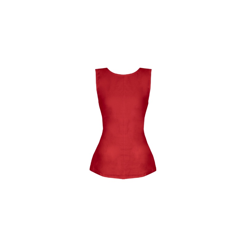 AVA LINEN BOW TOP SANGRIA|4|6|8|10|12|14|16|18|20