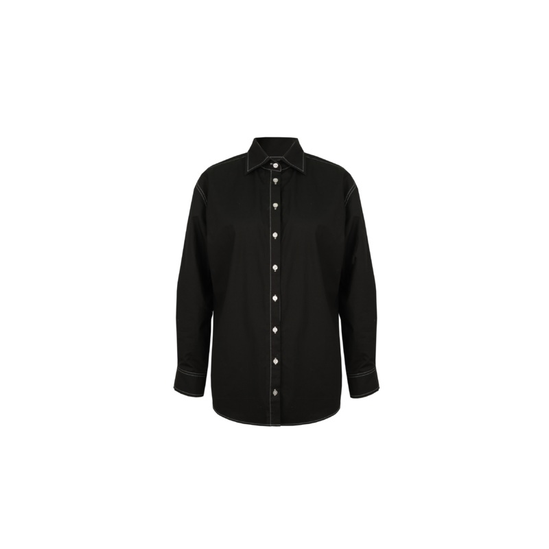 JULIA SHIRT BLACK|4|6|8|10|12|14|16|18|20|22|24