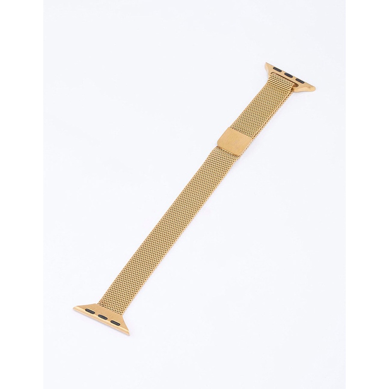 Gold Thin Mesh Watch Band 42/44/45mm