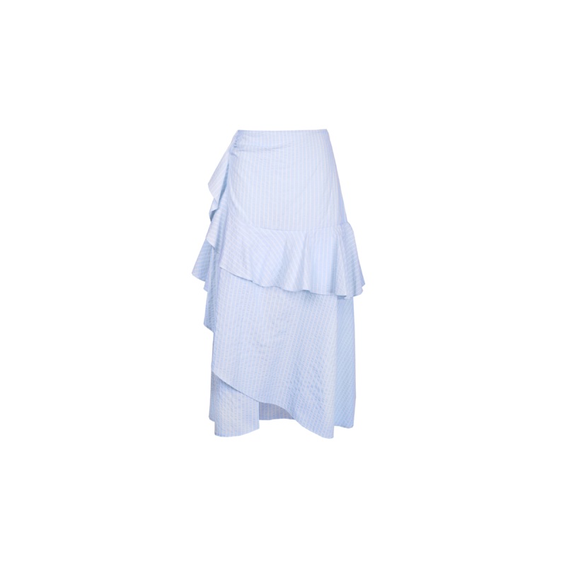 MONACO MIDI SKIRT BLUE STRIPE|4|6|8|10|12|14|16|18|20