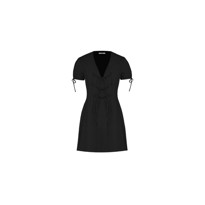 SIMONA MINI DRESS BLACK|4|6|8|10|12|14|16|18|20