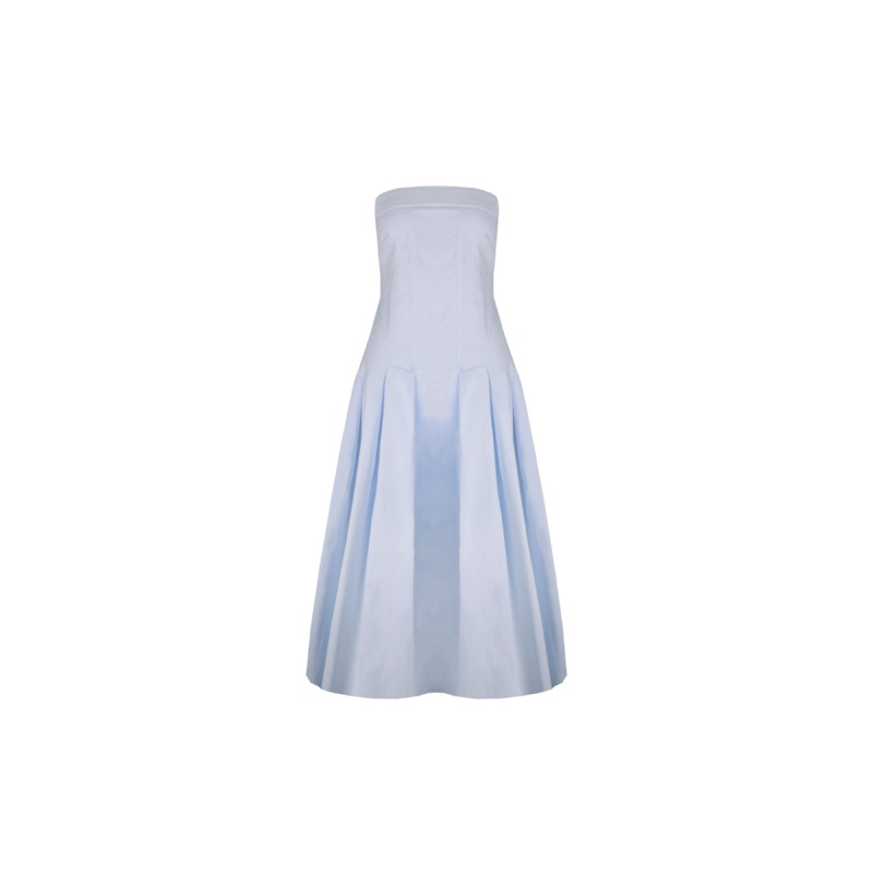 GWEN STRAPLESS DRESS ICE|4|6|8|10|12|14|16|18|20