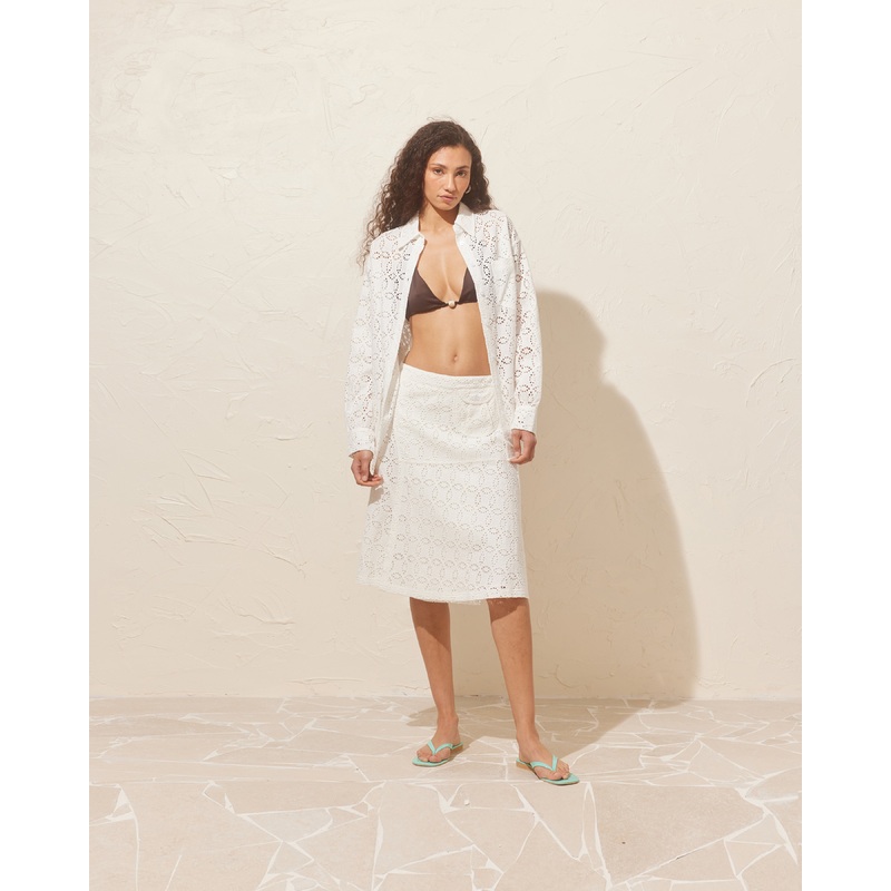 PARFAIT WRAP SKIRT WHITE|4|6|8|10|12|14|16|18|20