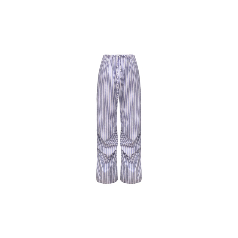 RELAXE TUCK PANT NAVY STRIPE|6|8|10|12|14|16|18