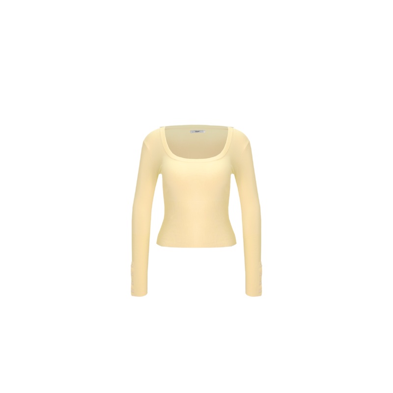 ANNA KNIT TOP BUTTER|4|6|8|10|12|14|16|18|20