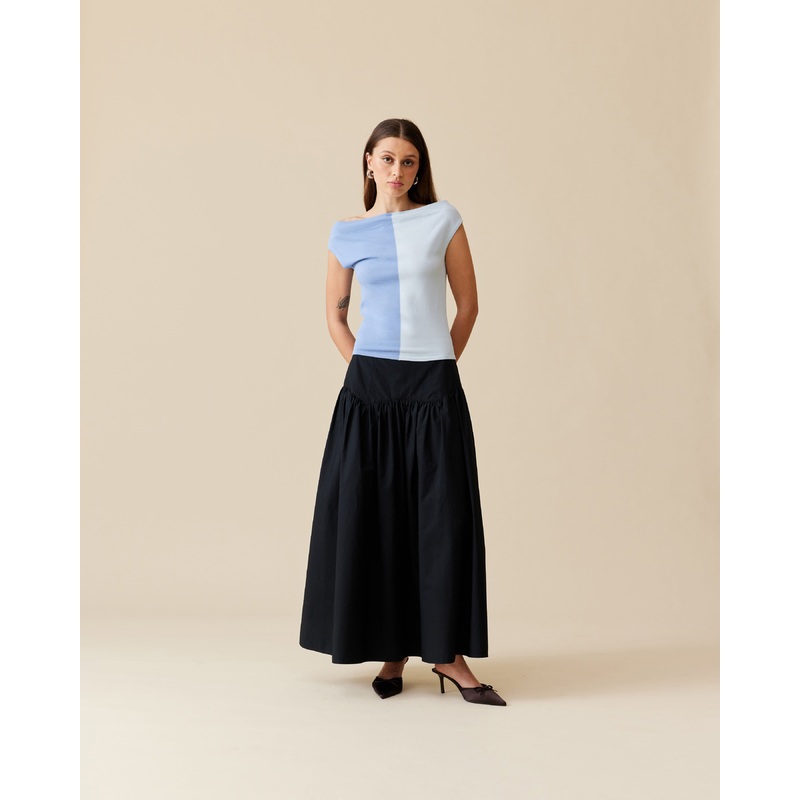 EMMA KNIT TOP ICY BLUE|4|6|8|10|12|14|16|18|20