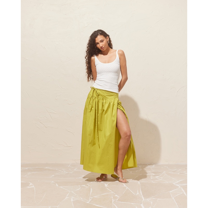 RODEO MAXI SKIRT CHARTREUSE|6|8|10|12|14|16|18|20
