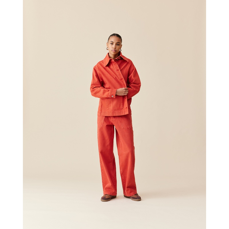 SODA DENIM JACKET  RUST|4|6|8|10|12|14|16|18|20