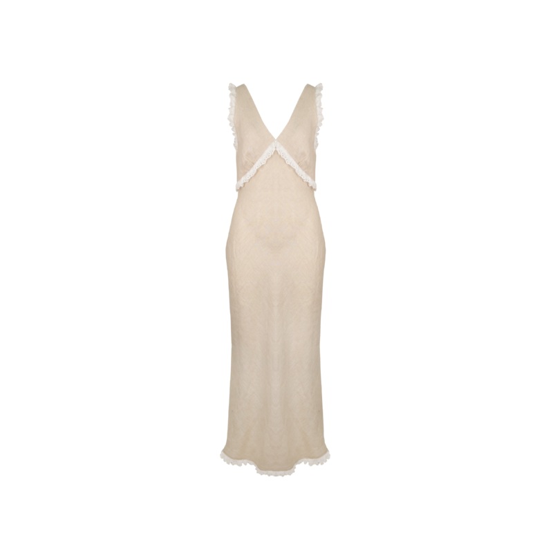 ESME LINEN SLIP DRESS NATURAL|4|6|8|10|12|14|16|18|20|22