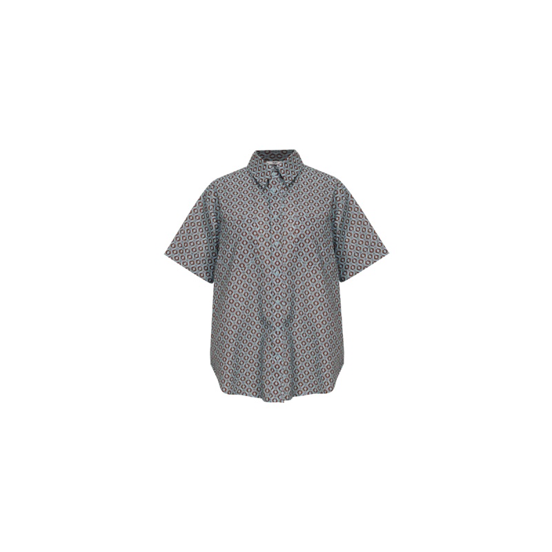 JEAN SHIRT GEOMETRIC PRINT|4|6|8|10|12|14|16|18|20